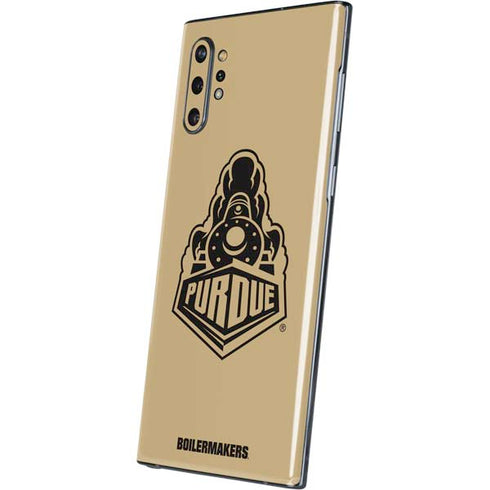 Purdue Gold Signature Logo Galaxy Note 10 Plus Skin