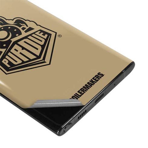 Purdue Gold Signature Logo Galaxy Note 10 Plus Skin