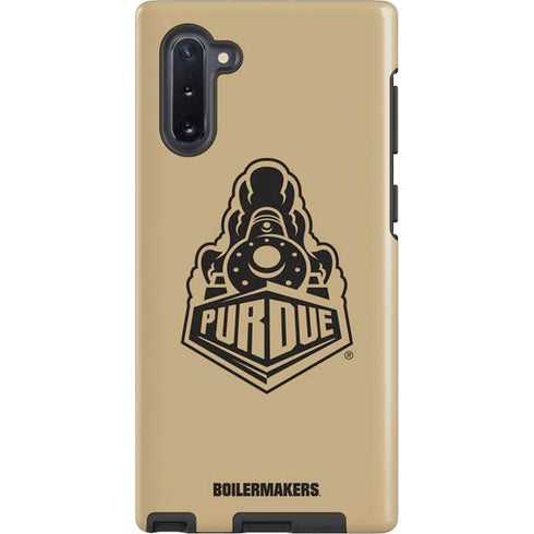Purdue Gold Signature Logo Galaxy Cases