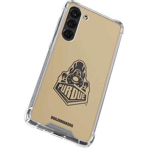 Purdue Gold Signature Logo Galaxy S24 FE Clear Case