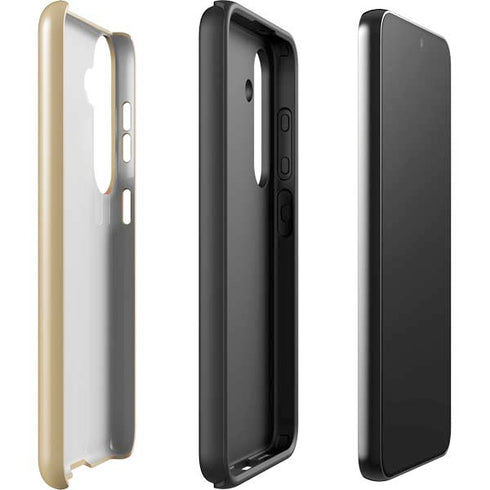 Purdue Gold Signature Logo Galaxy S25 Impact Case