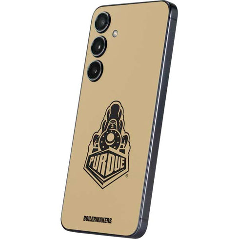 Purdue Gold Signature Logo Galaxy S25 Plus Skin