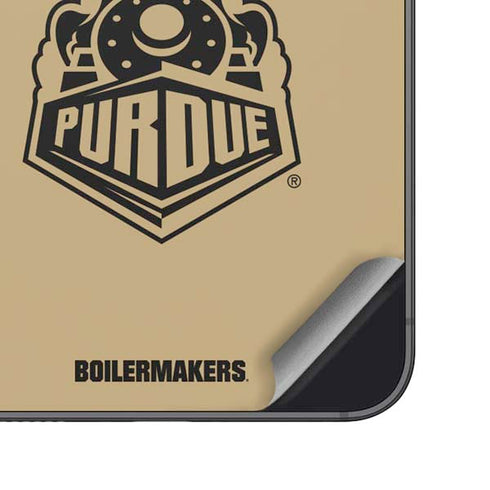 Purdue Gold Signature Logo Galaxy S25 Plus Skin