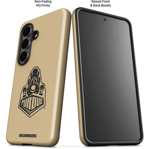 Purdue Gold Signature Logo Galaxy S26 Impact Case