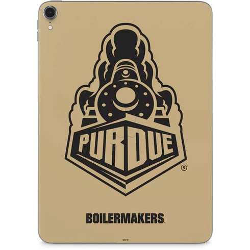 Purdue Gold Signature Logo Apple iPad Pro Skin