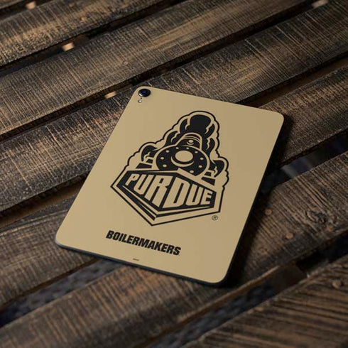 Purdue Gold Signature Logo Apple iPad Pro Skin