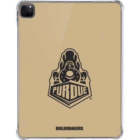 Purdue Gold Signature Logo iPad Pro 11in (2024) Clear Case