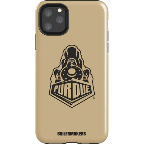 Purdue Gold Signature Logo iPhone Cases