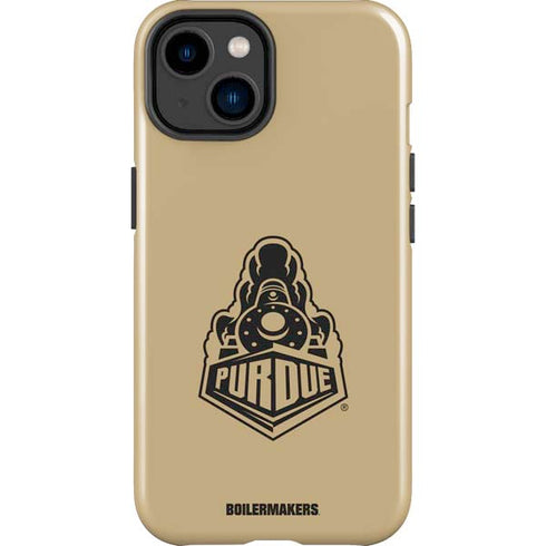 Purdue University Purdue Gold Signature Logo iPhone 15 Impact Case