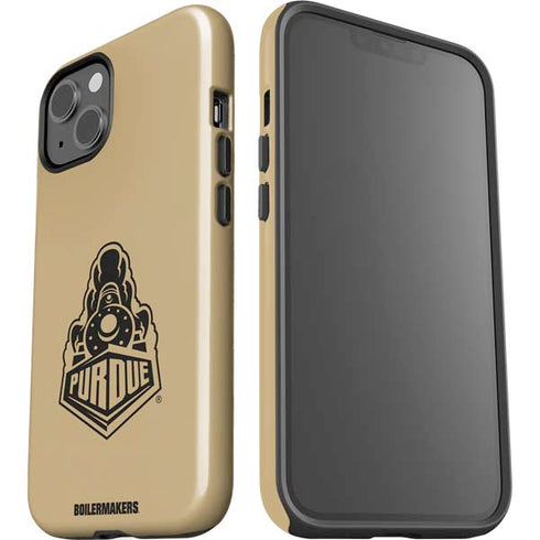 Purdue University Purdue Gold Signature Logo iPhone 15 Impact Case