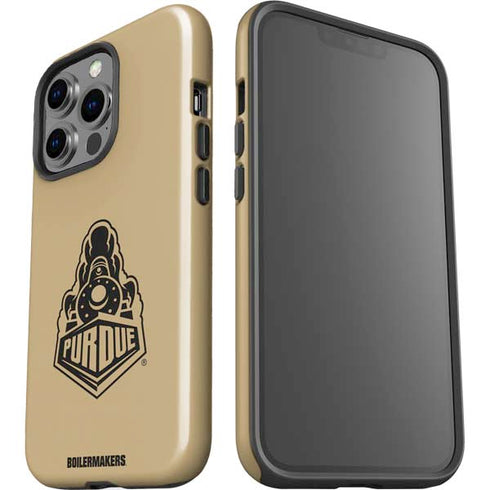 Purdue University Purdue Gold Signature Logo iPhone 15 Pro Impact Case