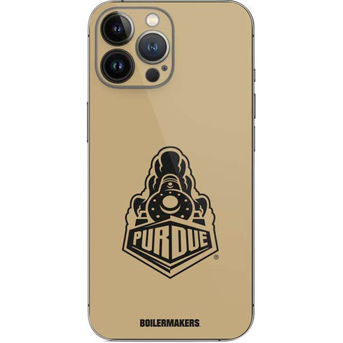 Purdue University Purdue Gold Signature Logo iPhone 15 Pro Max Skin