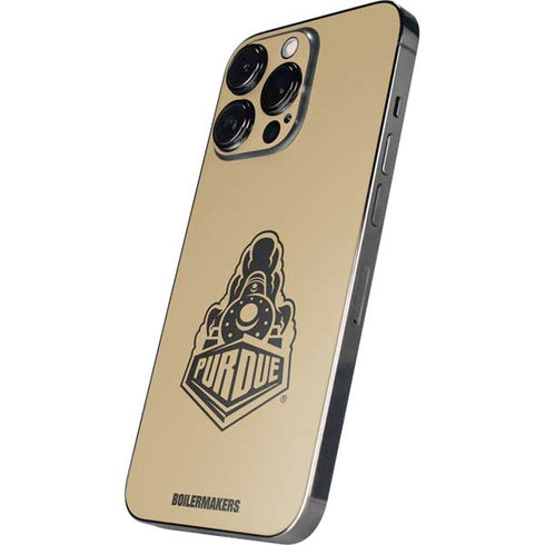 Purdue University Purdue Gold Signature Logo iPhone 15 Pro Max Skin