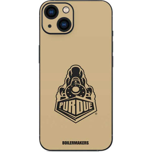 Purdue University Purdue Gold Signature Logo iPhone 15 Skin