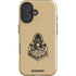 Purdue Gold Signature Logo iPhone 16 Impact Case