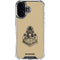 Purdue Gold Signature Logo iPhone 16 Plus Clear Case