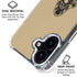 Purdue Gold Signature Logo iPhone 16 Plus Clear Case