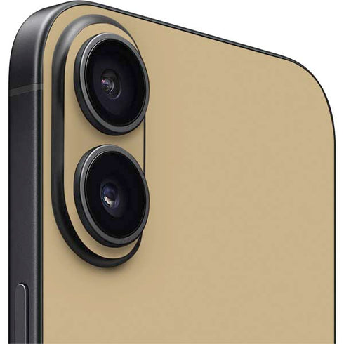 Purdue Gold Signature Logo iPhone 16 Plus Skin