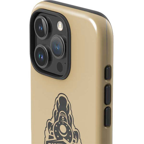 Purdue Gold Signature Logo iPhone 16 Pro Impact Case