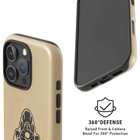 Purdue Gold Signature Logo iPhone 16 Pro Magsafe Impact Case