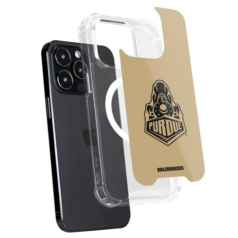 Purdue Gold Signature Logo iPhone 16 Pro Max MagSafe Case
