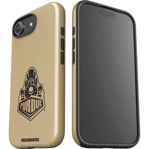 Purdue Gold Signature Logo iPhone 16e Impact Case