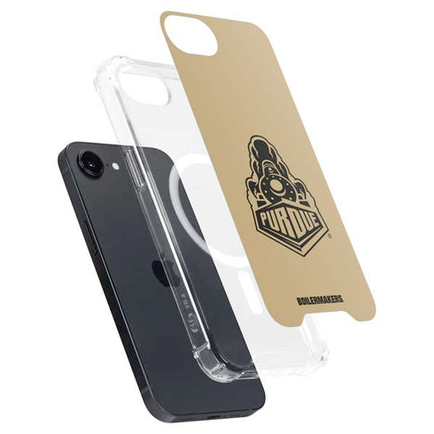 Purdue Gold Signature Logo iPhone 16e MagSafe Case