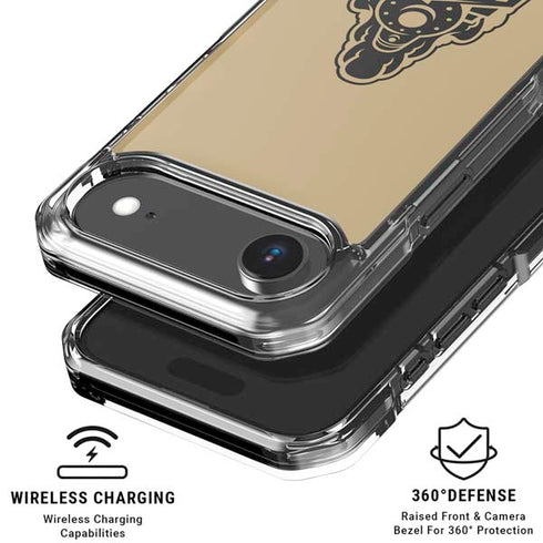 Purdue Gold Signature Logo iPhone 17 Air Clear Case