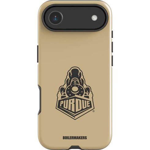 Purdue Gold Signature Logo iPhone 17 Air Impact Case
