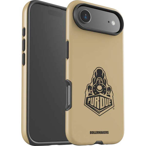 Purdue Gold Signature Logo iPhone 17 Air Impact Case