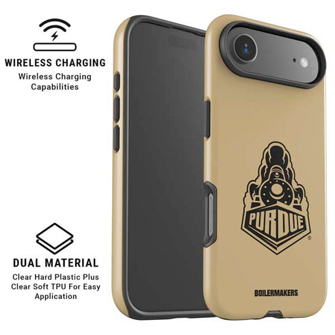 Purdue Gold Signature Logo iPhone 17 Air Magsafe Impact Case