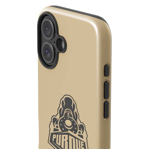 Purdue Gold Signature Logo iPhone 17 Impact Case