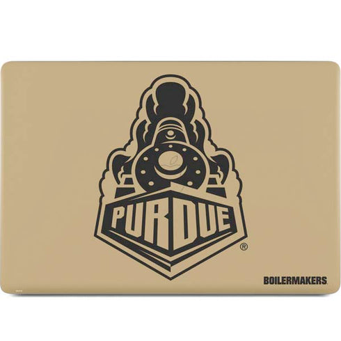Purdue Gold Signature Logo MacBook Skins