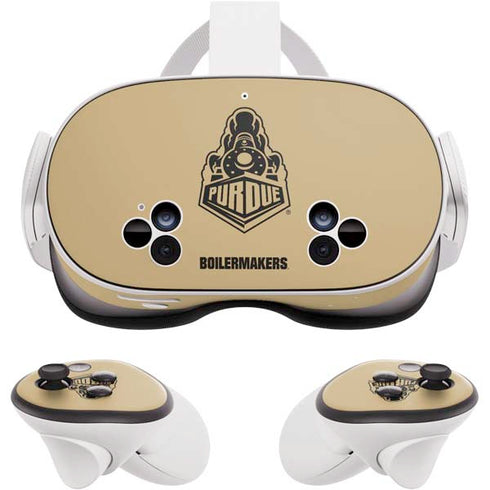 Purdue Gold Signature Logo Meta Quest 3S Skin