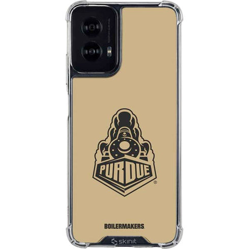 Purdue Gold Signature Logo Moto G Power 5G (2024) Clear Case