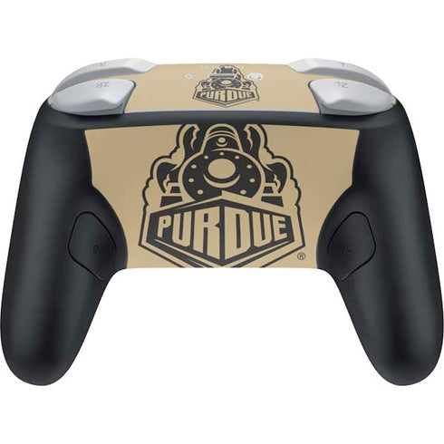 Purdue Gold Signature Logo Nintendo Switch 2 (2025) Pro Controller Skin