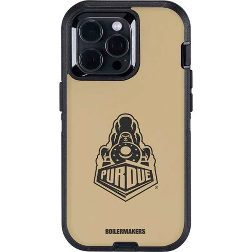 Purdue University Purdue Gold Signature Logo Otterbox Defender iPhone Skin