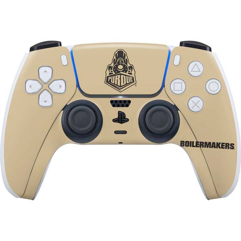 Purdue Gold Signature Logo PlayStation PS5 Skins