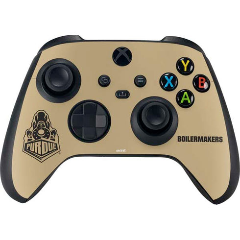 Purdue University Purdue Gold Signature Logo Xbox Series X Bundle Skin