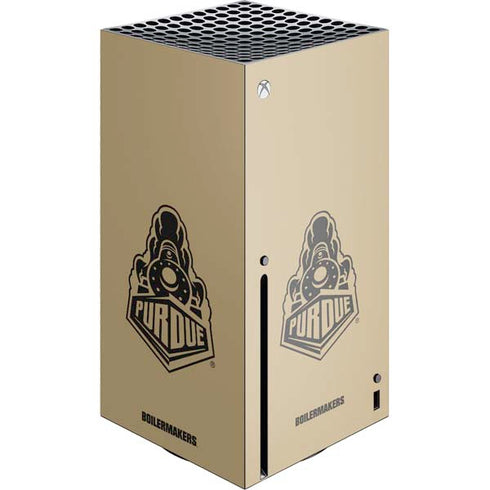 Purdue Gold Signature Logo Xbox Series X Skins