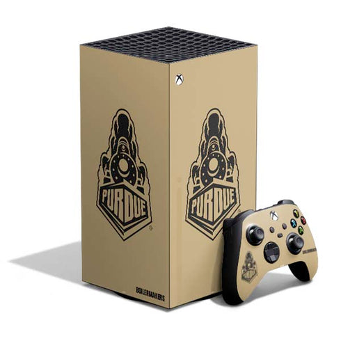 Purdue Gold Signature Logo XBox Series X Digital Edition Bundle Skin