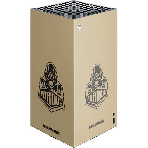 Purdue Gold Signature Logo Xbox Series X Skins