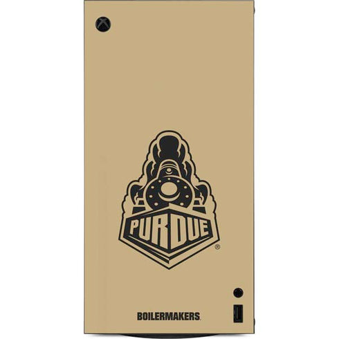 Purdue Gold Signature Logo XBox Series X Digital Edition Console Skin