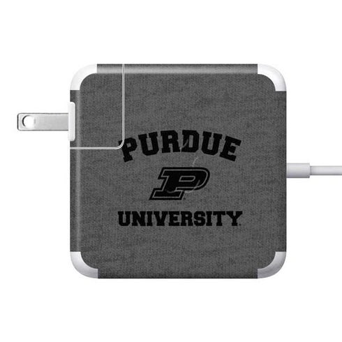 Purdue University Purdue Grey Logo 85W Power Adapter (15 and 17 inch MacBook Pro Charger) Skin