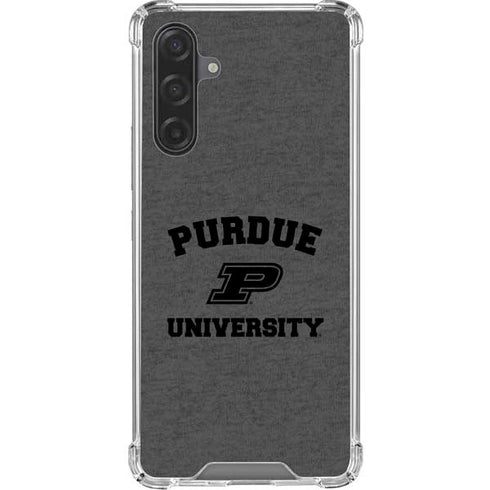 Purdue University Purdue Grey Logo Galaxy A17 Clear Case