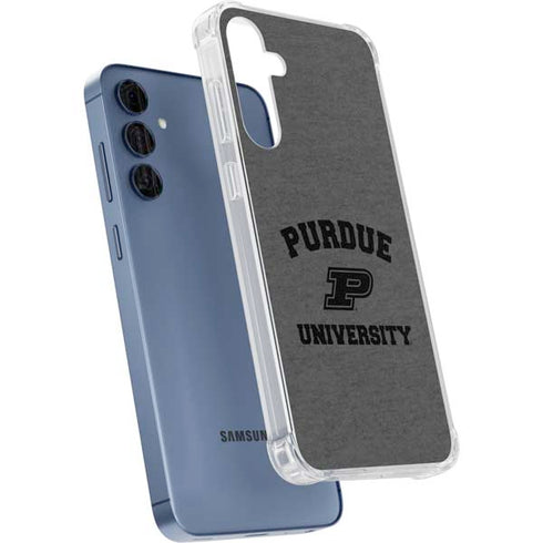 Purdue University Purdue Grey Logo Galaxy A35 5G Clear Case