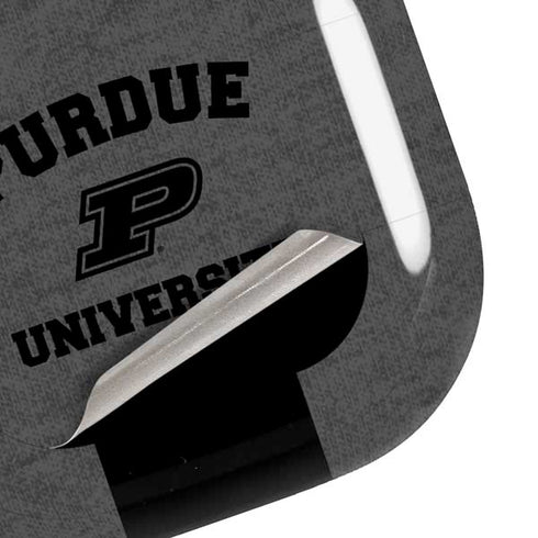 Purdue University Purdue Grey Logo Galaxy Buds Live Skin