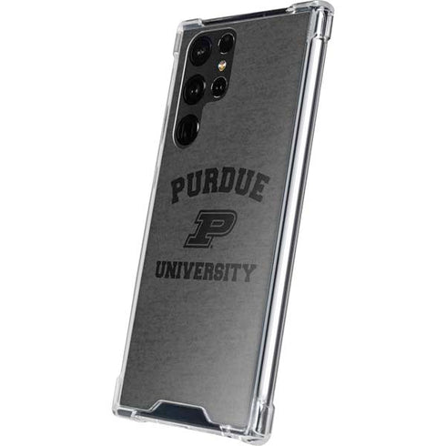 Purdue University Purdue Grey Logo Galaxy S23 Ultra Clear Case