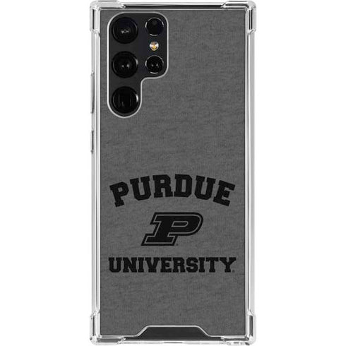 Purdue University Purdue Grey Logo Galaxy S23 Ultra Clear Case