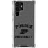 Purdue University Purdue Grey Logo Galaxy S23 Ultra Clear Case